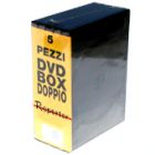 5 PZ. DVD - BOX DOPPIO NERO